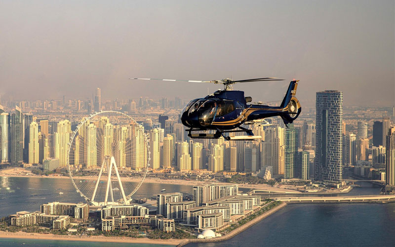 Popular Helicopter Tours in Dubai